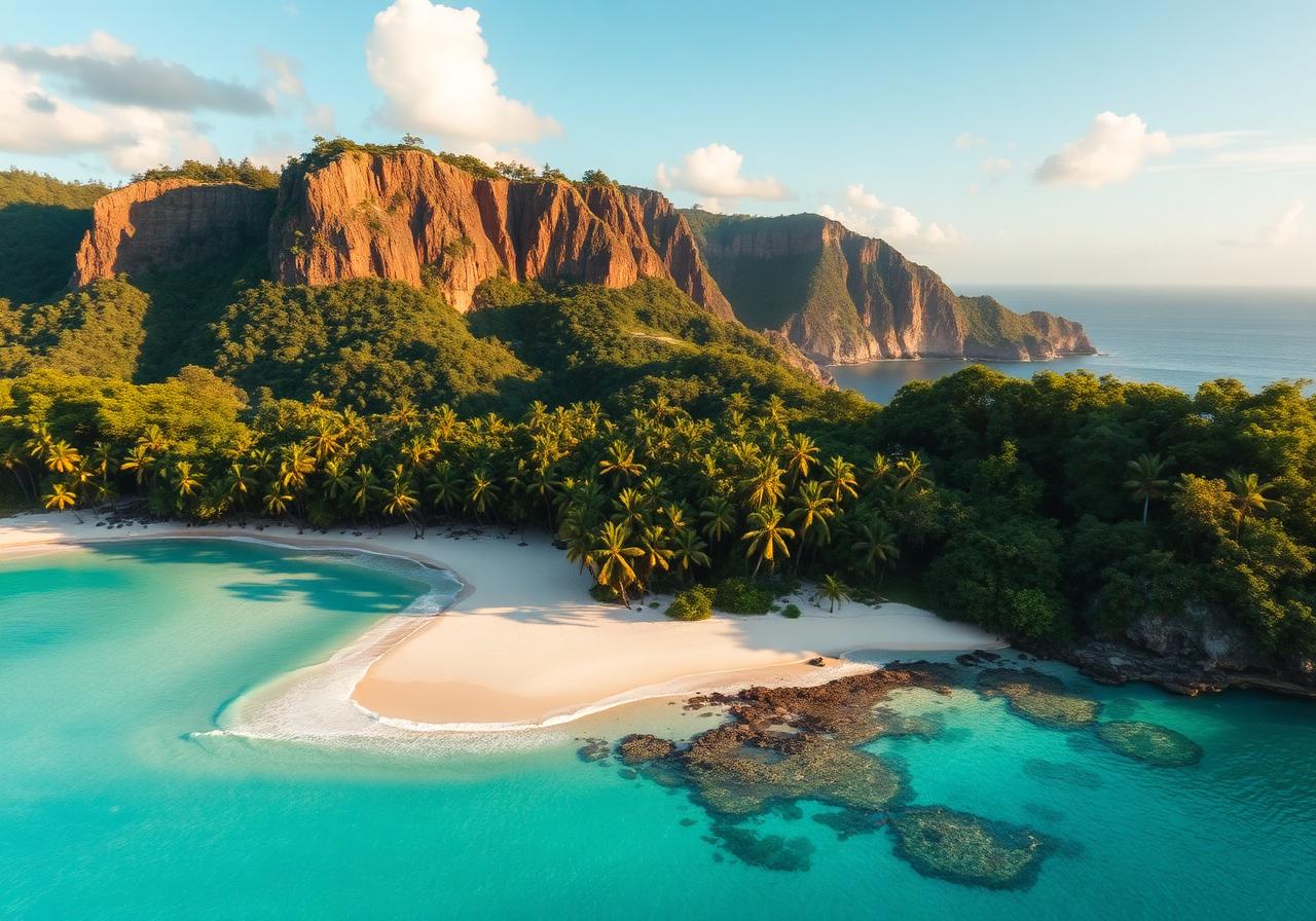 Luxury travel destination scenery in Jamaica